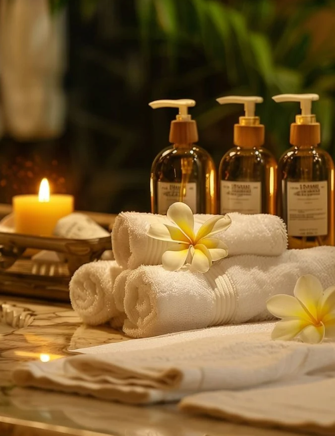 Aromatherapy essential oil selection pump bottles
